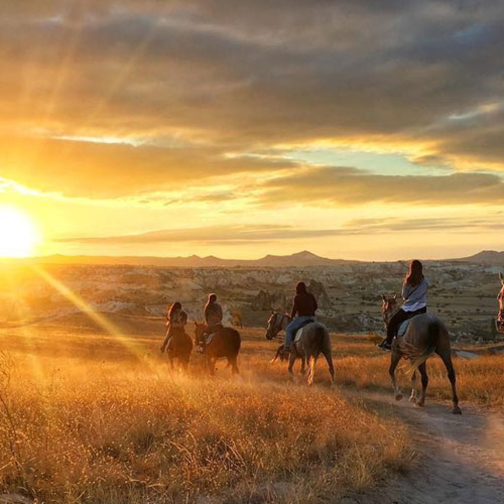 Sunset Horse Riding